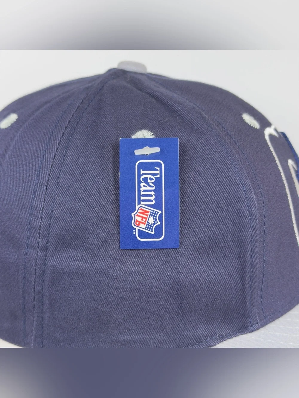 Vtg Dallas Cowboys Hat Annco Snapback Big Logo Team NFL 90s Deadstock NWT Blue